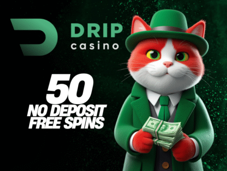 DRIP CASINO 50 NO DEPOSIT FREE SPINS! BONUS CODE: SPIN50