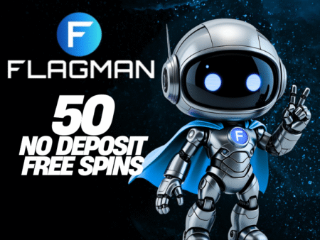 FLAGMAN CASINO: 50 NO DEPOSIT FREE SPINS! BONUS CODE: SPIN50