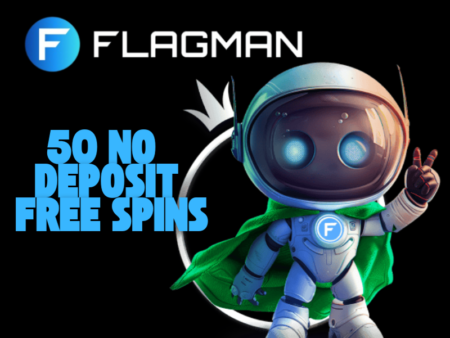 FLAGMAN CASINO: 50 NO DEPOSIT FREE SPINS! BONUS CODE: SPIN50