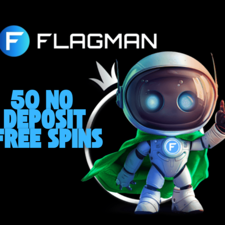 FLAGMAN CASINO: 50 NO DEPOSIT FREE SPINS! BONUS CODE: SPIN50