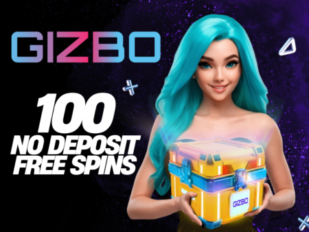 GIZBO CASINO 100 NO DEPOSIT FREE SPINS! BONUS CODE: SPINS100