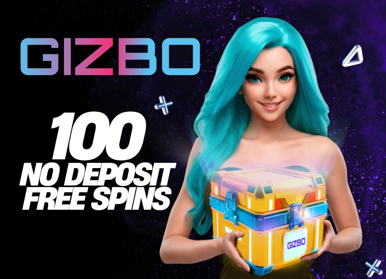 GIZBO CASINO 100 NO DEPOSIT FREE SPINS! BONUS CODE: SPINS100