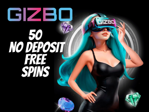 GIZBO CASINO 50 NO DEPOSIT FREE SPINS! BONUS CODE: SPIN50