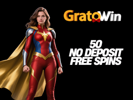 GRATOWIN CASINO! CLAIM 50 NO DEPOSIT FREE SPINS!