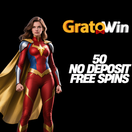 GRATOWIN CASINO! CLAIM 50 NO DEPOSIT FREE SPINS!