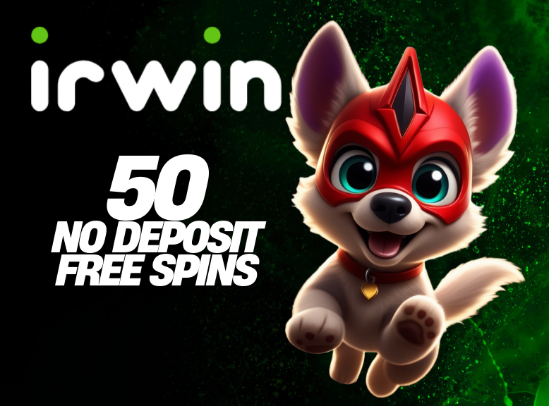 IRWIN CASINO 50 NO DEPOSIT FREE SPINS! BONUS CODE: SPIN50