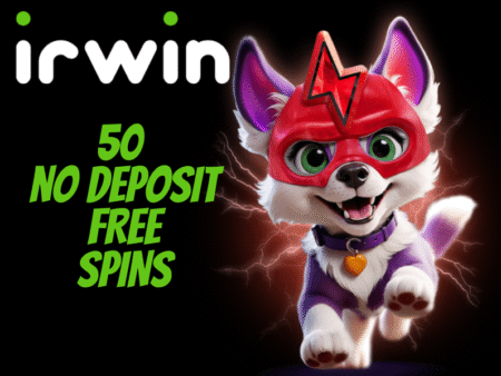 IRWIN CASINO 50 NO DEPOSIT FREE SPINS! BONUS CODE: SPIN50