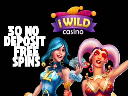 IWILD CASINO 30 NO DEPOSIT FREE SPINS! BONUS CODE: SPELET30
