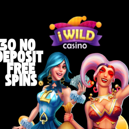 IWILD CASINO 30 NO DEPOSIT FREE SPINS! BONUS CODE: SPELET30