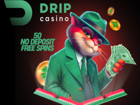 DRIP CASINO 50 NO DEPOSIT FREE SPINS! BONUS CODE: SPIN50