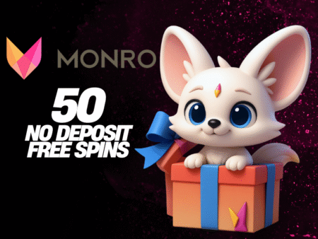 MONRO CASINO 50 NO DEPOSIT FREE SPINS! BONUS CODE: SPIN50