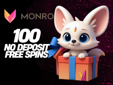 MONRO CASINO 100 NO DEPOSIT FREE SPINS! BONUS CODE: SPINS100