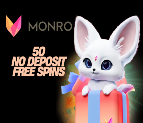 MONRO CASINO 50 NO DEPOSIT FREE SPINS! BONUS CODE: SPIN50