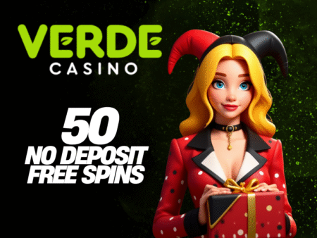 VERDE CASINO! CLAIM 50 NO DEPOSIT FREE SPINS!
