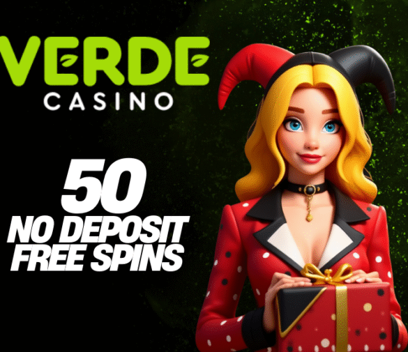 VERDE CASINO! CLAIM 50 NO DEPOSIT FREE SPINS!