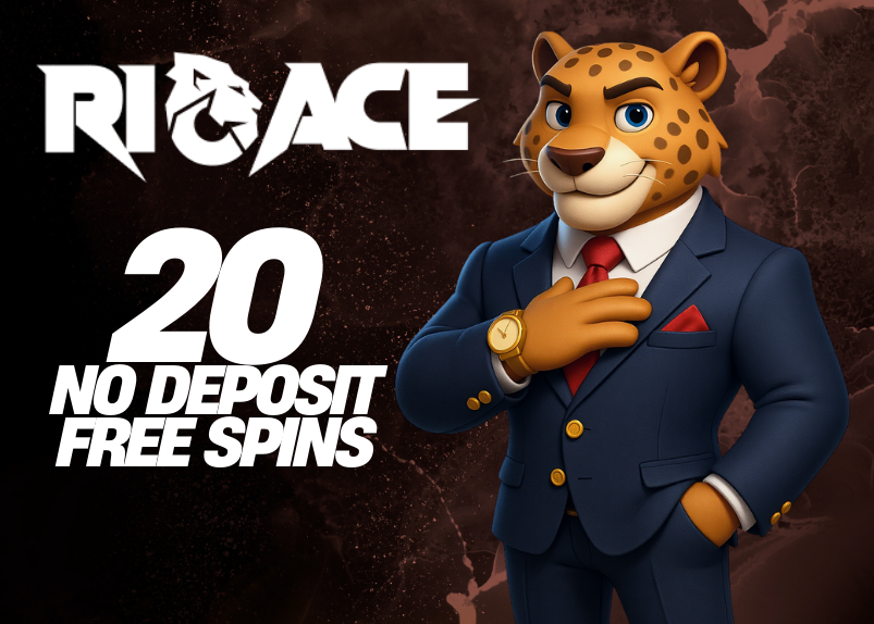 RIOACE CASINO! 20 NO DEPOSIT FREE SPINS! BONUS CODE: SPIN20