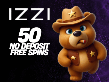 IZZI CASINO 50 NO DEPOSIT FREE SPINS! BONUS CODE: SPIN50