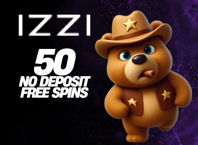 IZZI CASINO 50 NO DEPOSIT FREE SPINS! BONUS CODE: SPIN50