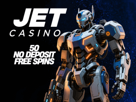 JET CASINO 50 NO DEPOSIT FREE SPINS! BONUS CODE: SPIN50