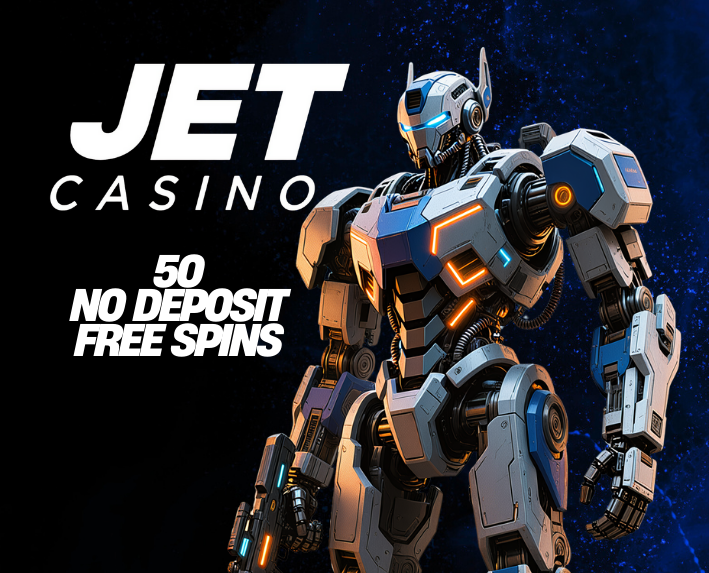 JET CASINO 50 NO DEPOSIT FREE SPINS! BONUS CODE: SPIN50