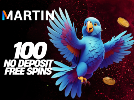 MARTIN CASINO 100 NO DEPOSIT FREE SPINS! BONUS CODE: SPINS100