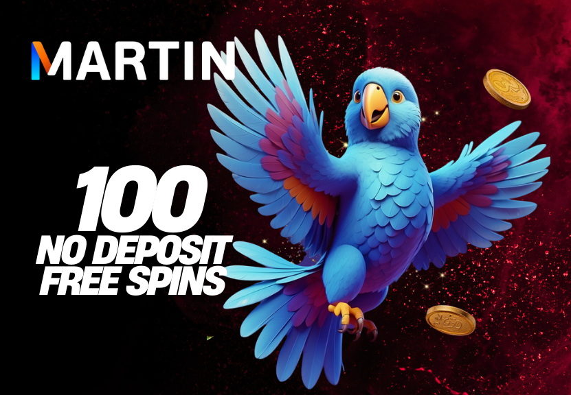 MARTIN CASINO 100 NO DEPOSIT FREE SPINS! BONUS CODE: SPINS100
