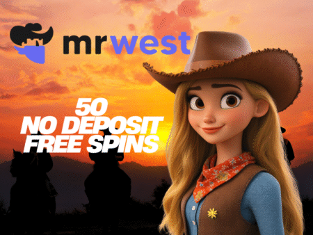 MR WEST CASINO 50 NO DEPOSIT FREE SPINS! CODE: SPIN50