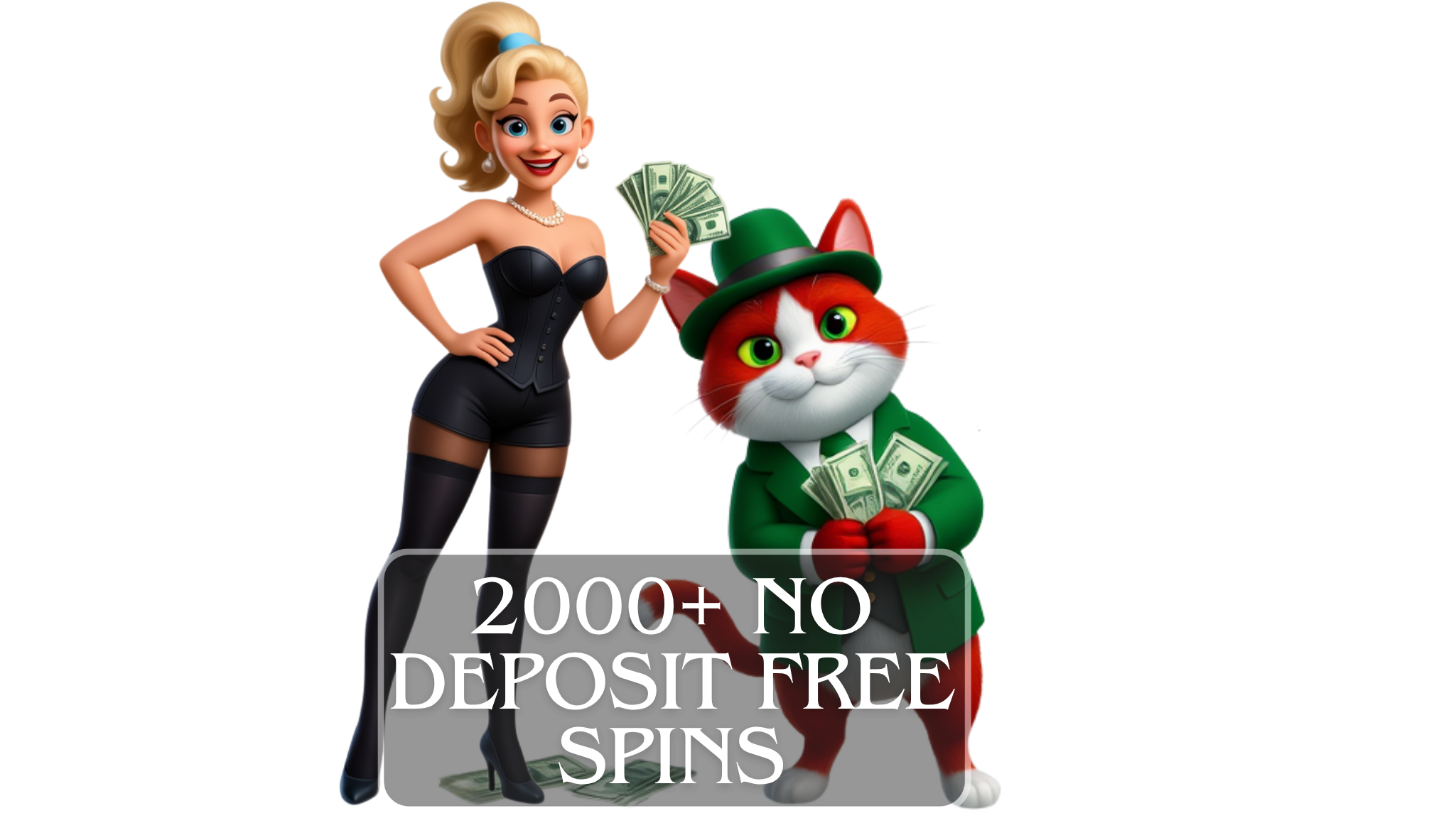 casino no deposit free spins over 2000