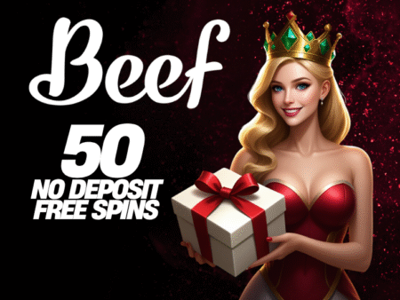 BEEF CASINO 50 NO DEPOSIT FREE SPINS! BONUS CODE: SPIN50