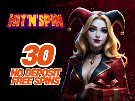 HITNSPIN CASINO! CLAIM 30 NO DEPOSIT FREE SPINS!