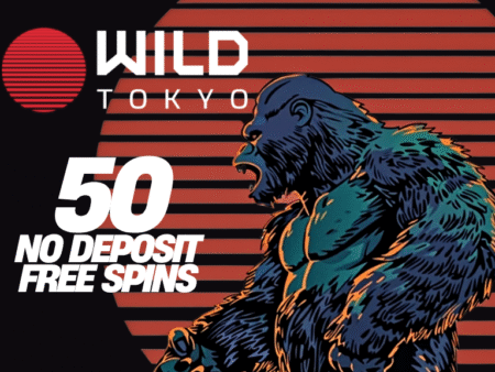 WILD TOKYO CASINO 50 NO DEPOSIT FREE SPINS!