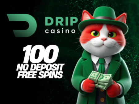 DRIP CASINO 100 NO DEPOSIT FREE SPINS! BONUS CODE: SPINS100