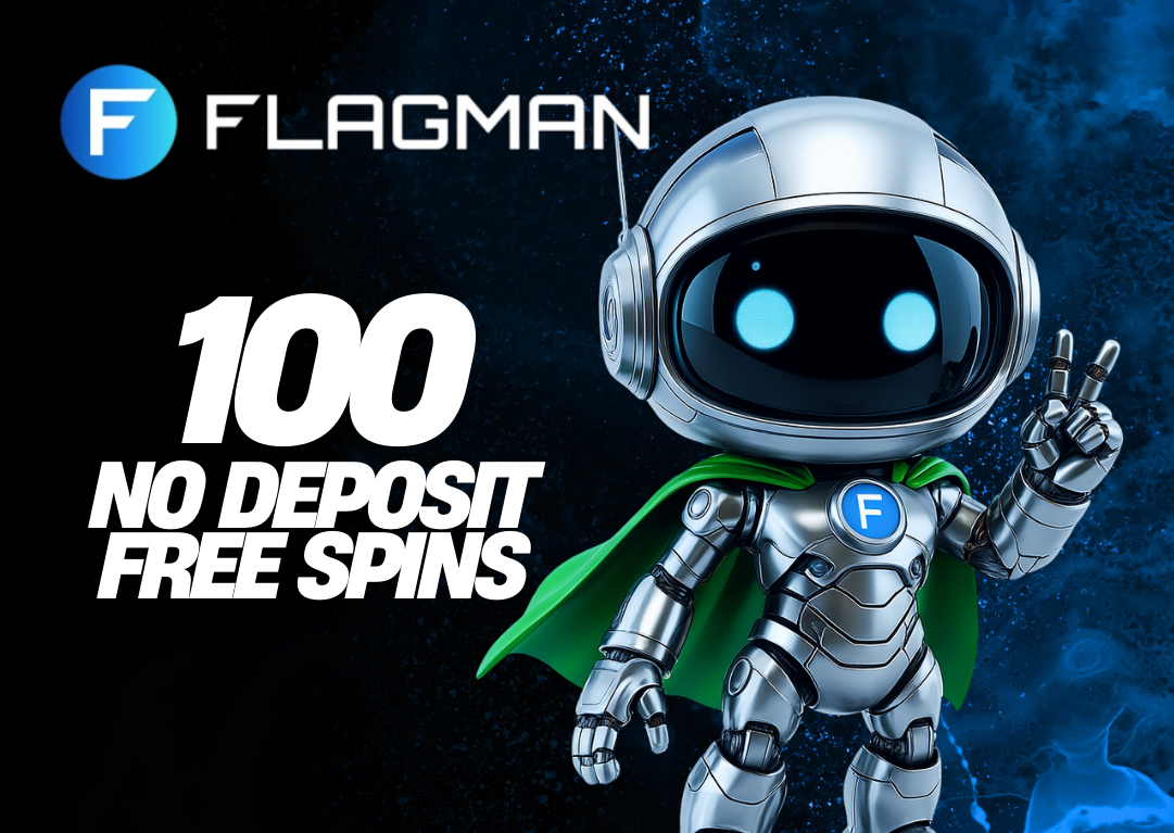 FLAGMAN CASINO 100 NO DEPOSIT FREE SPINS! BONUS CODE: SPINS100