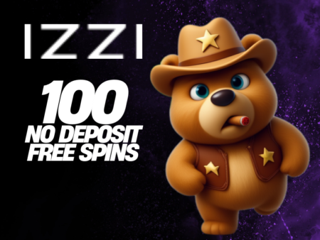 IZZI CASINO 100 NO DEPOSIT FREE SPINS! BONUS CODE: SPINS100