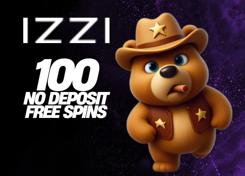 IZZI CASINO 100 NO DEPOSIT FREE SPINS! BONUS CODE: SPINS100
