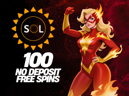 SOL CASINO 100 NO DEPOSIT FREE SPINS! BONUS CODE: SPINS100