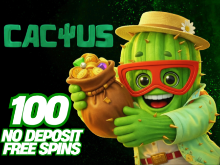 CACTUS CASINO 100 NO DEPOSIT FREE SPINS! CODE: SPINCACT8
